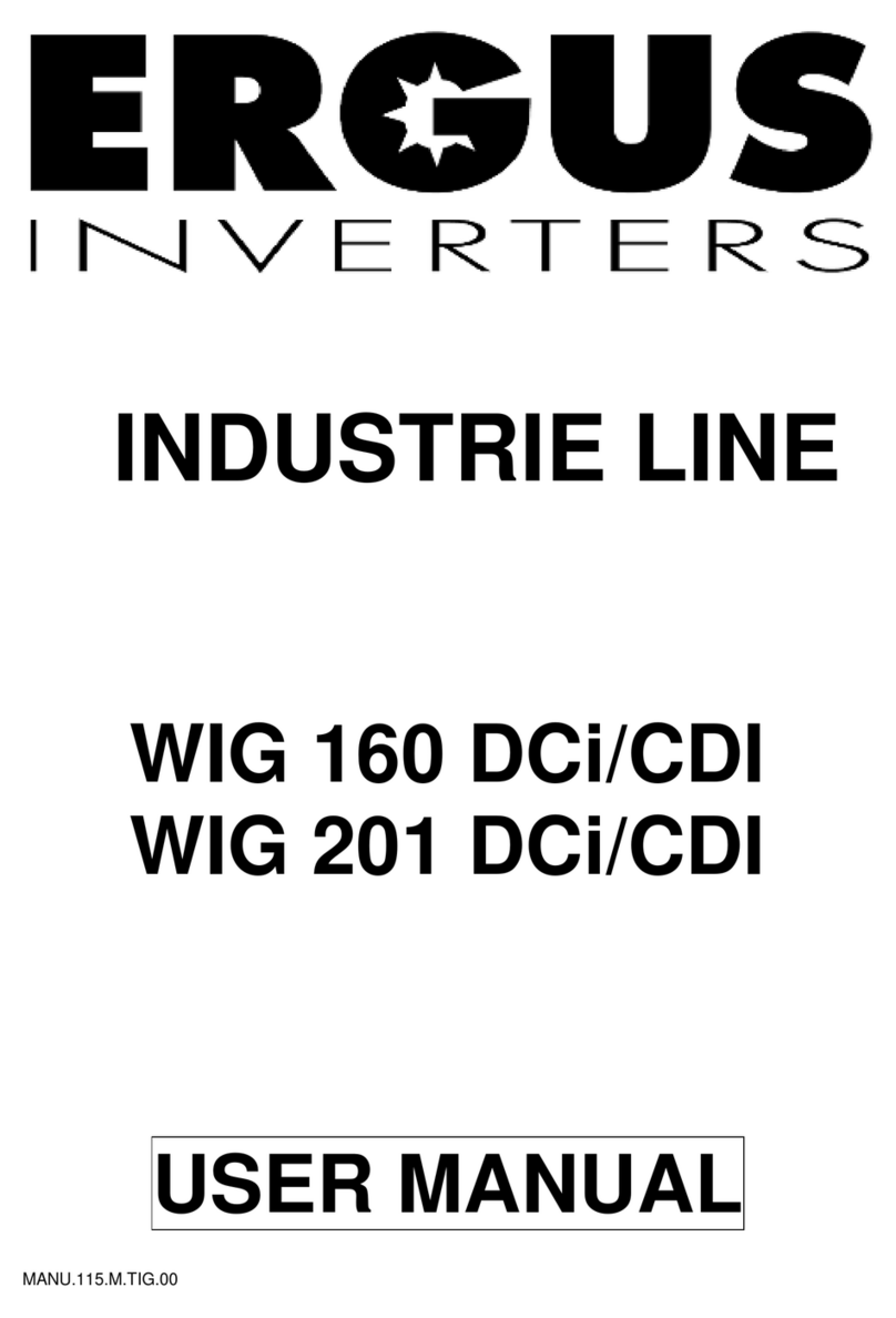 Tecla Ergus WIG 160 DCi user manual