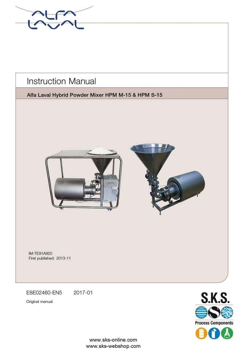Alfalaval HPM M-15 instruction manual