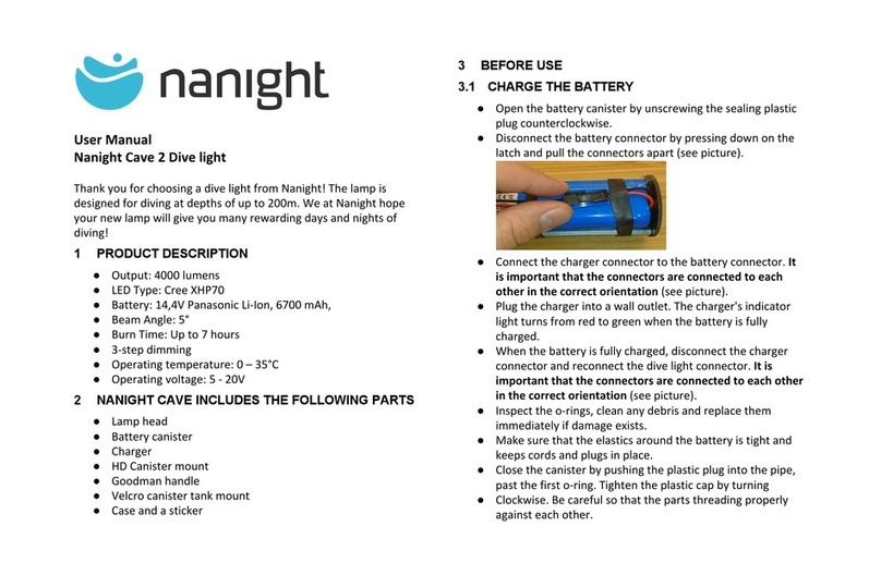 Nanight Cave 2 User manual