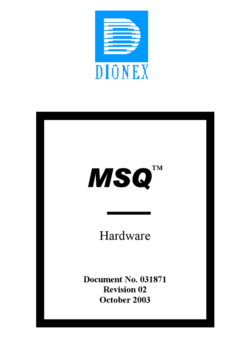 Dionex MSQ user manual