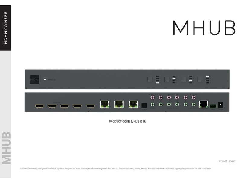 HDanywhere MHUB431U manual