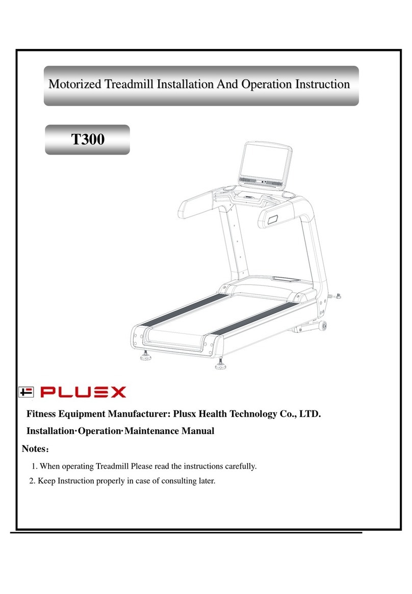 Plusx T300 Installation, operation and maintenance manual