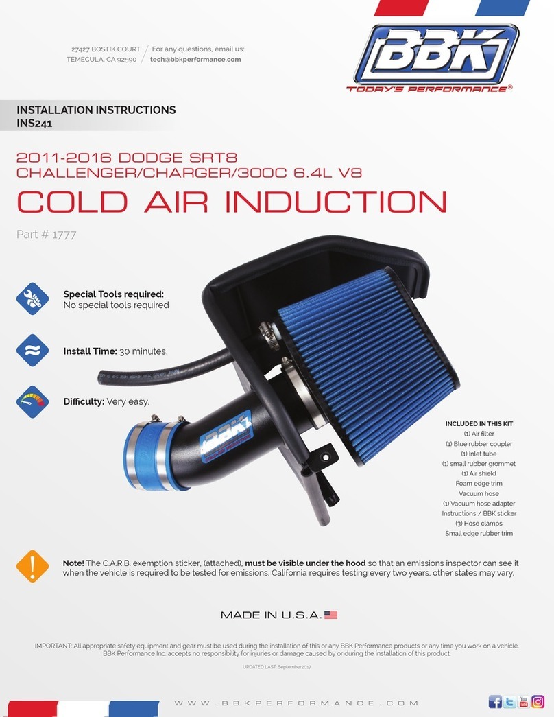 BBK 1777 installation instructions