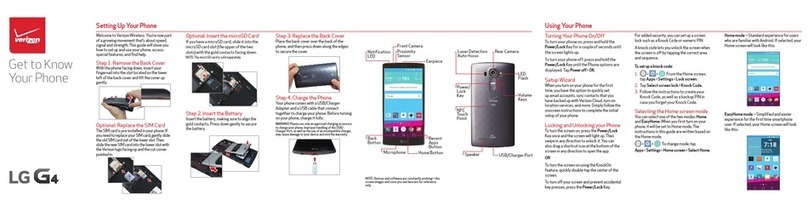 LG Verizon G4 User manual