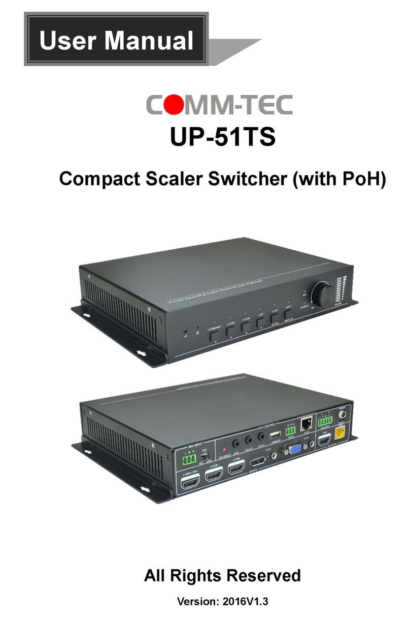 Comm-Tec UP-51TS user manual