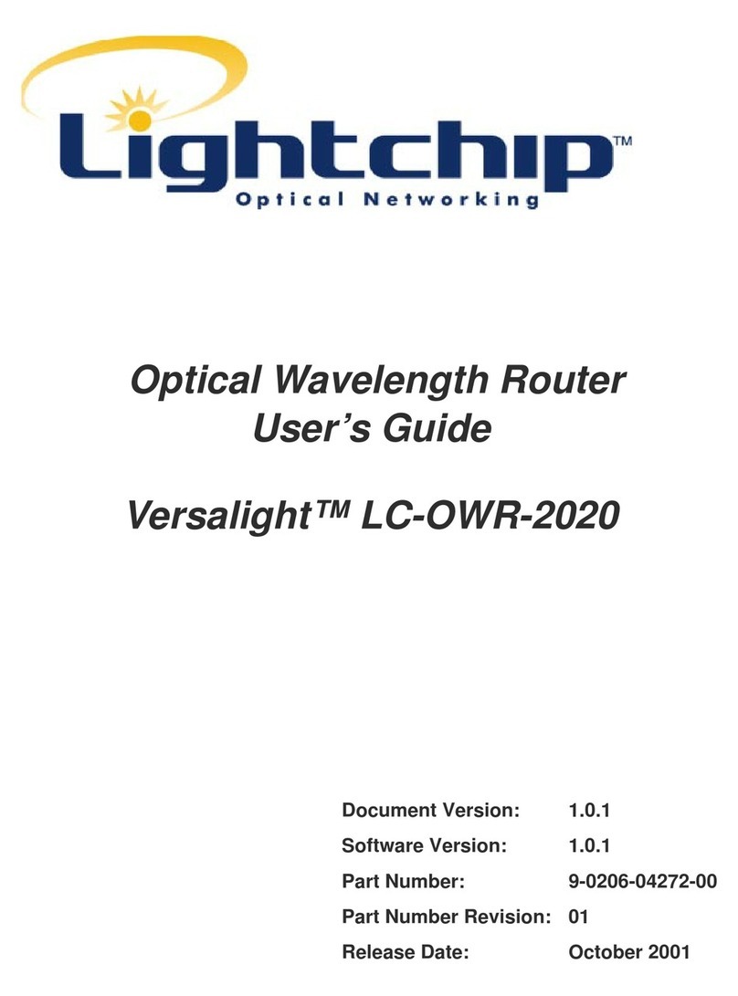 Lightchip Versalight LC-OWR-2020 user guide