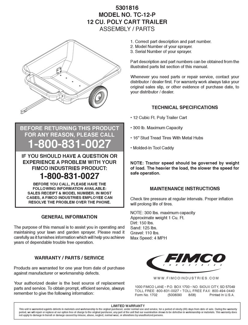 Fimco TC-12-P Assembly / Parts