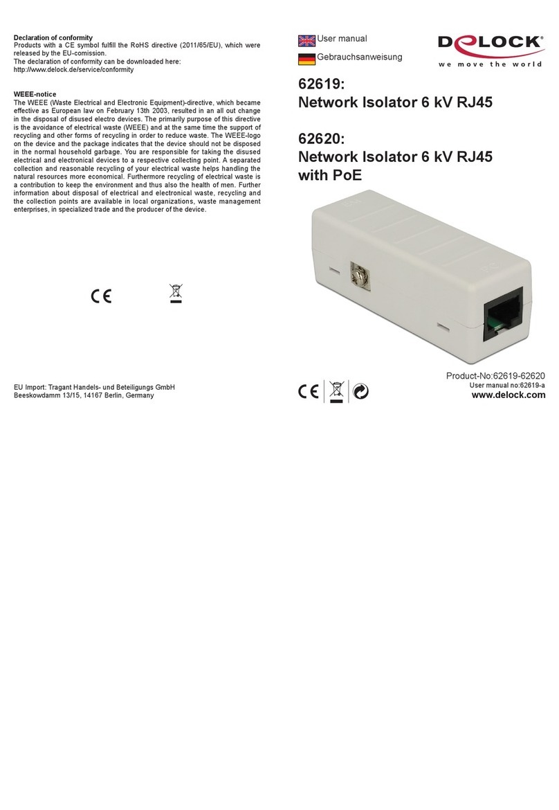 DeLOCK 62619 user manual