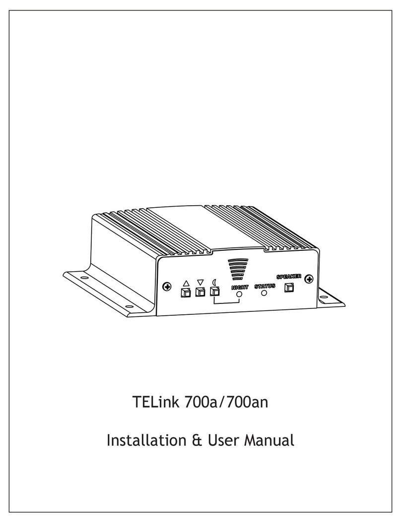 PICA Product Development TELink 700a Installation & user manual