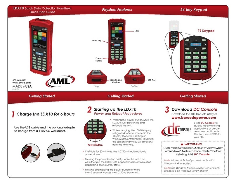 AML LDX10 quick start guide