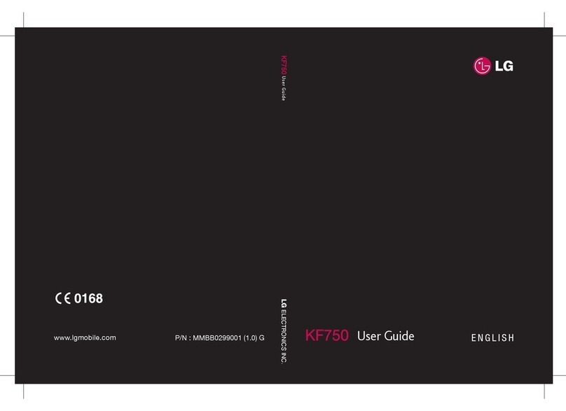 LG Secret KF750 User manual
