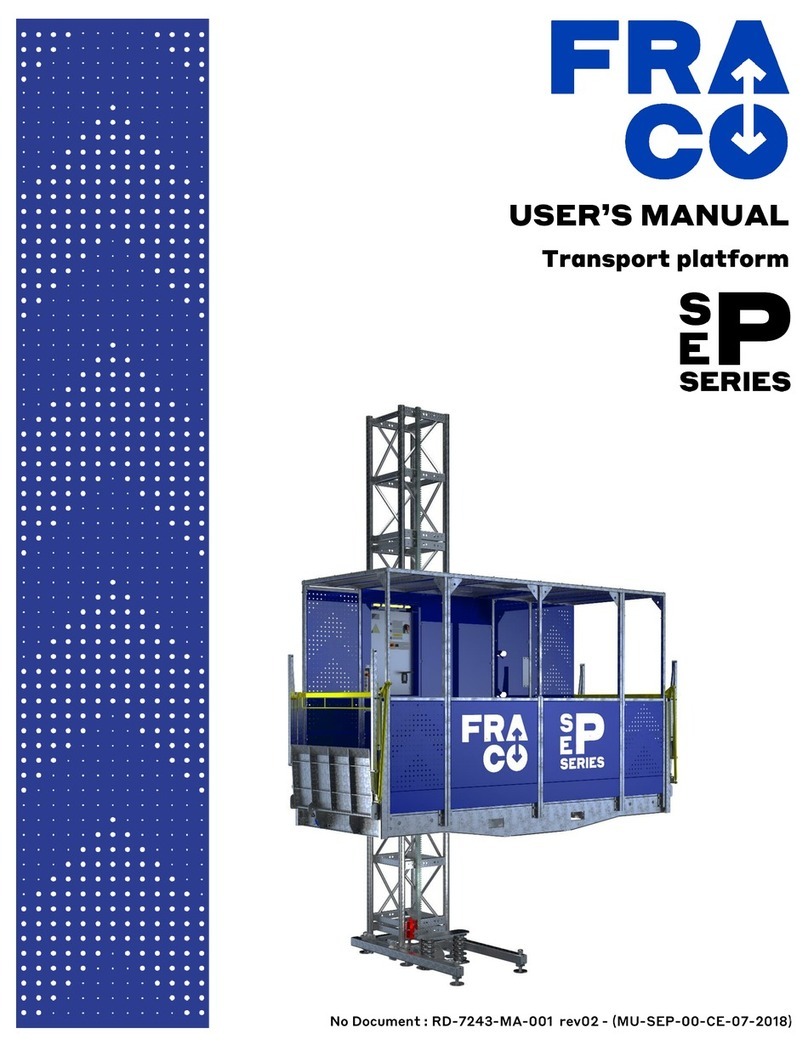 Fraco SEP-5000 user manual