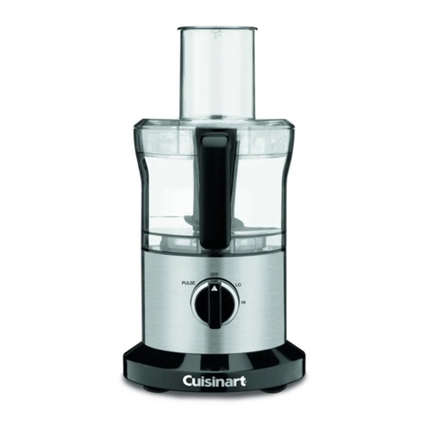 Cuisinart DLC-6 Installation and operation manual