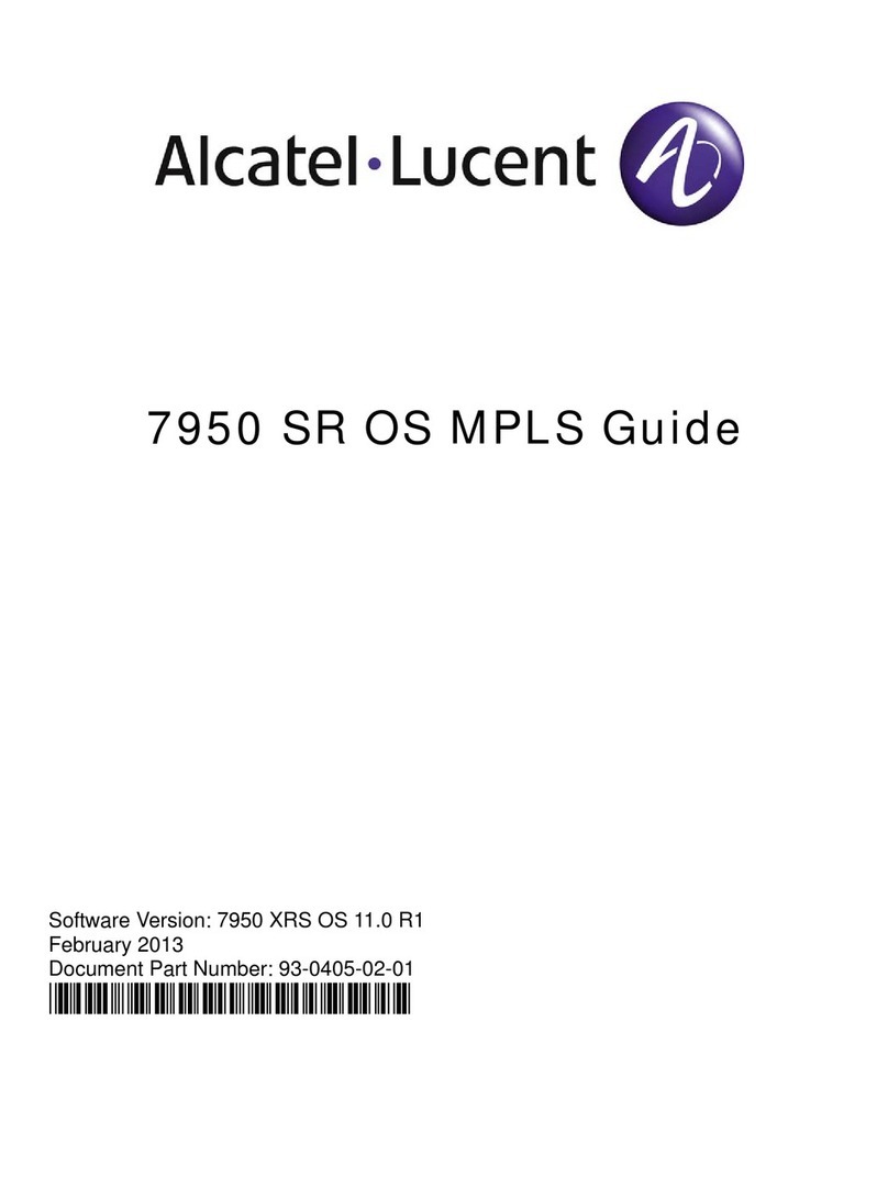 Alcatel-Lucent 7950 SR User configuration guide