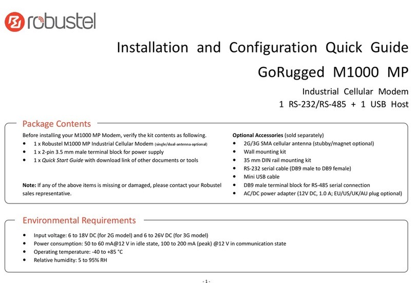 Robustel GoRugged M1000 MP User manual