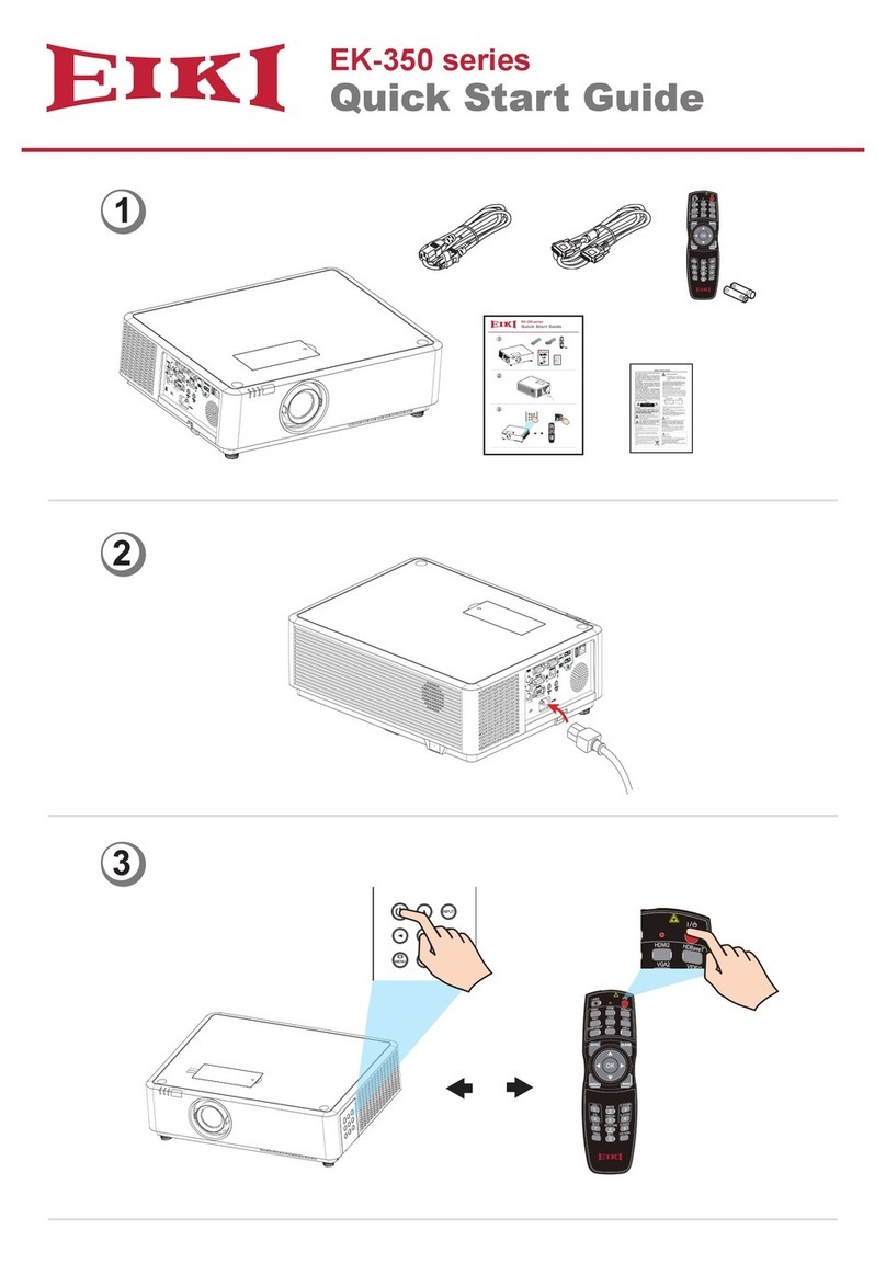 Eiki EK-350 Series User manual