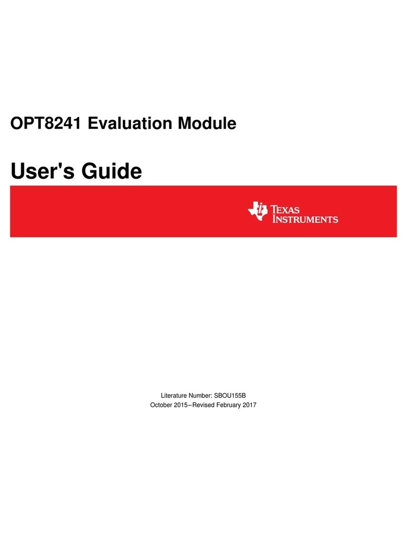 Texas Instruments OPT8241 User manual