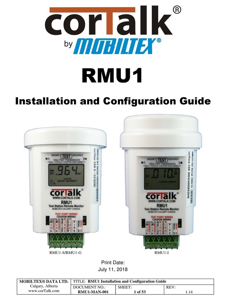 Cortalk RMU1 Installation and configuration guide