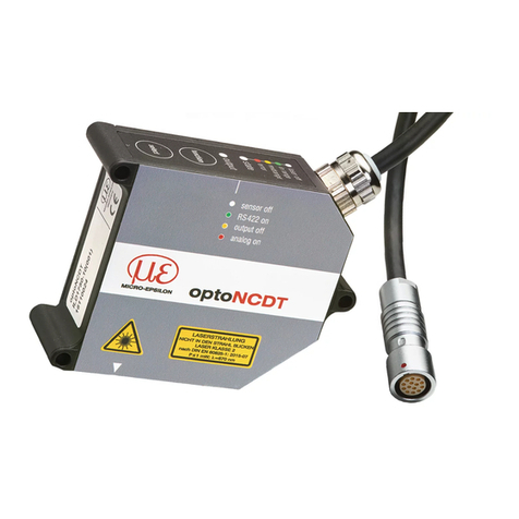 MICRO-EPSILON optoNCDT 1750 User manual
