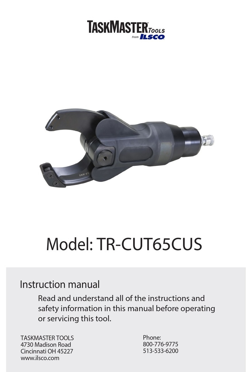 TASKMASTER TR-CUT65CUS instruction manual