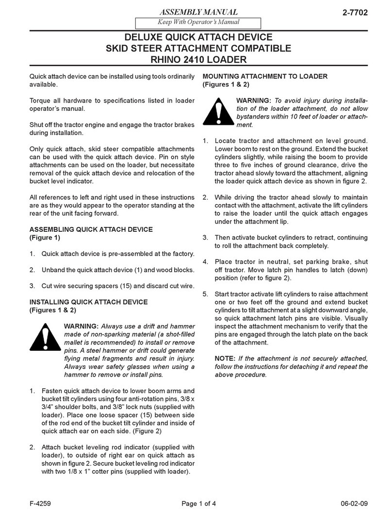 RHINO 2410 User manual