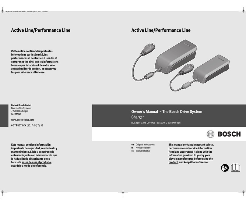 Bosch Active Line owner's manual