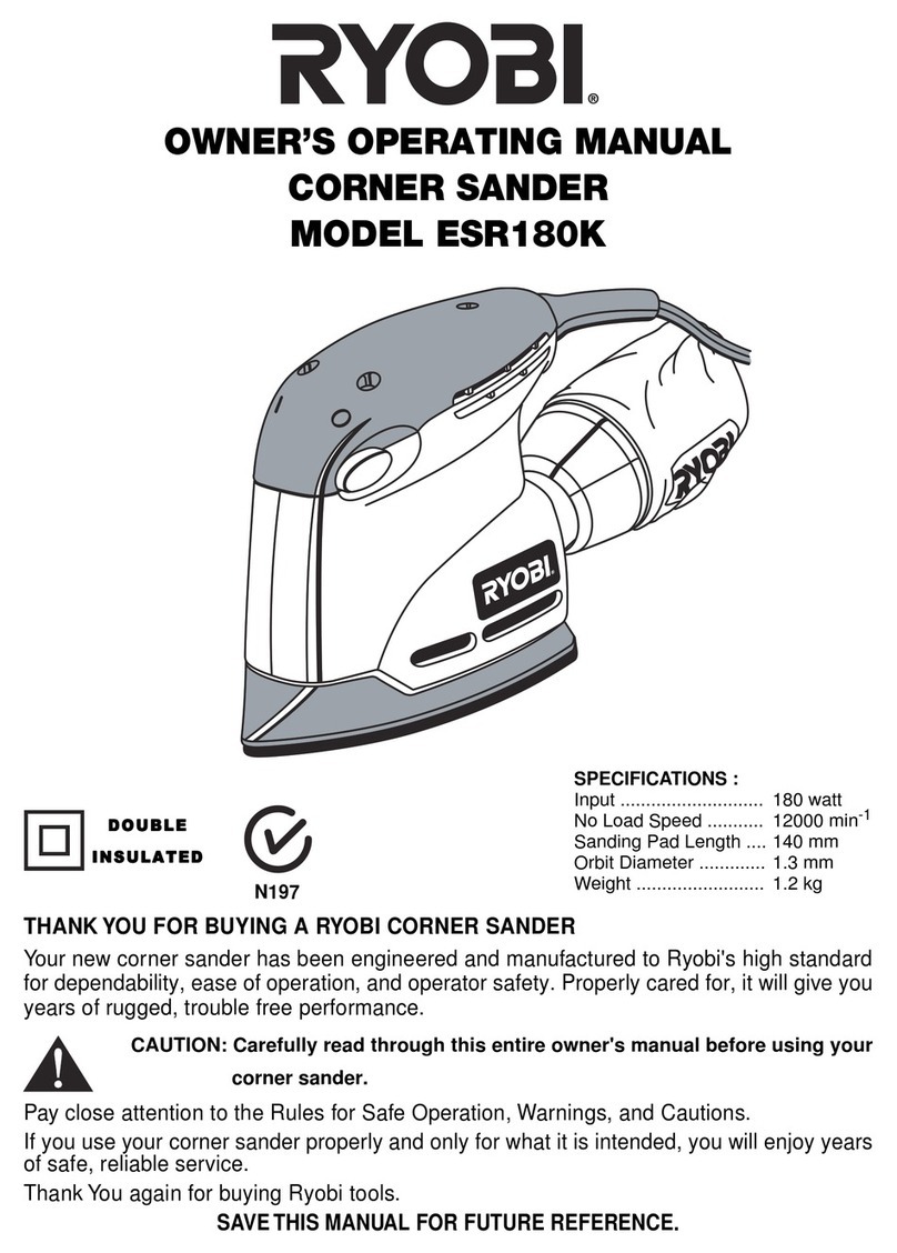 Ryobi ESR180K Operation manual