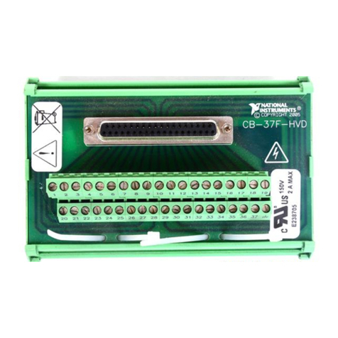 National Instruments NI CB-37F-HVD installation guide