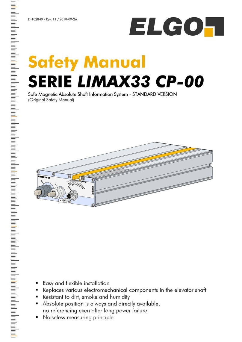 Elgo LIMAX33 CP-00 SERIES Instruction Manual