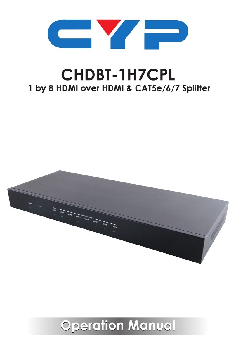 CYP CHDBT-1H7CPL User manual