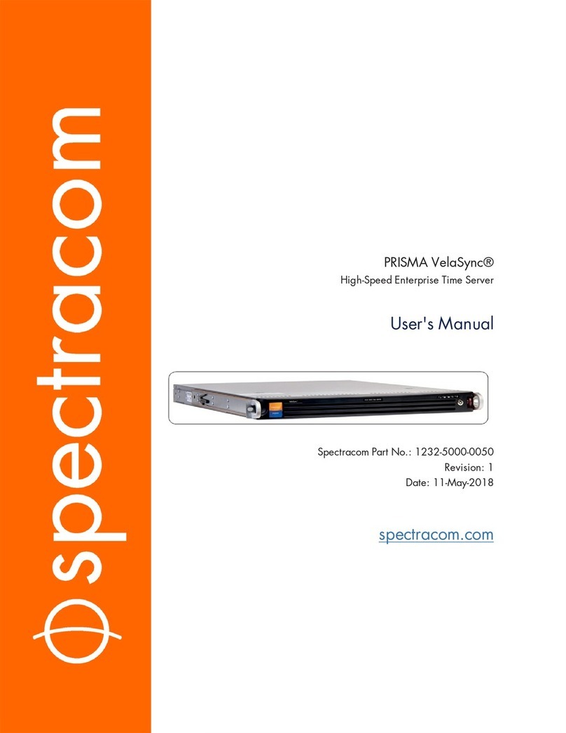 Spectracom PRISMA VelaSync User manual