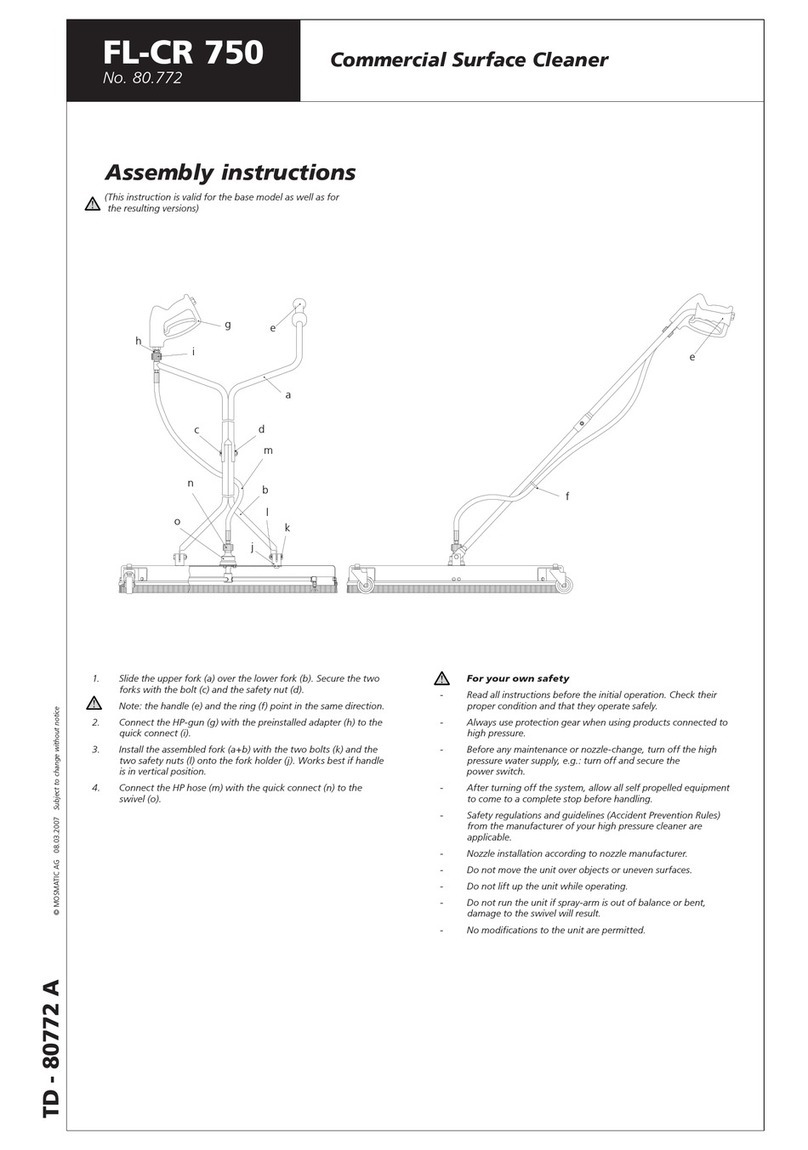 Mosmatic FL-CR 750 Installation guide