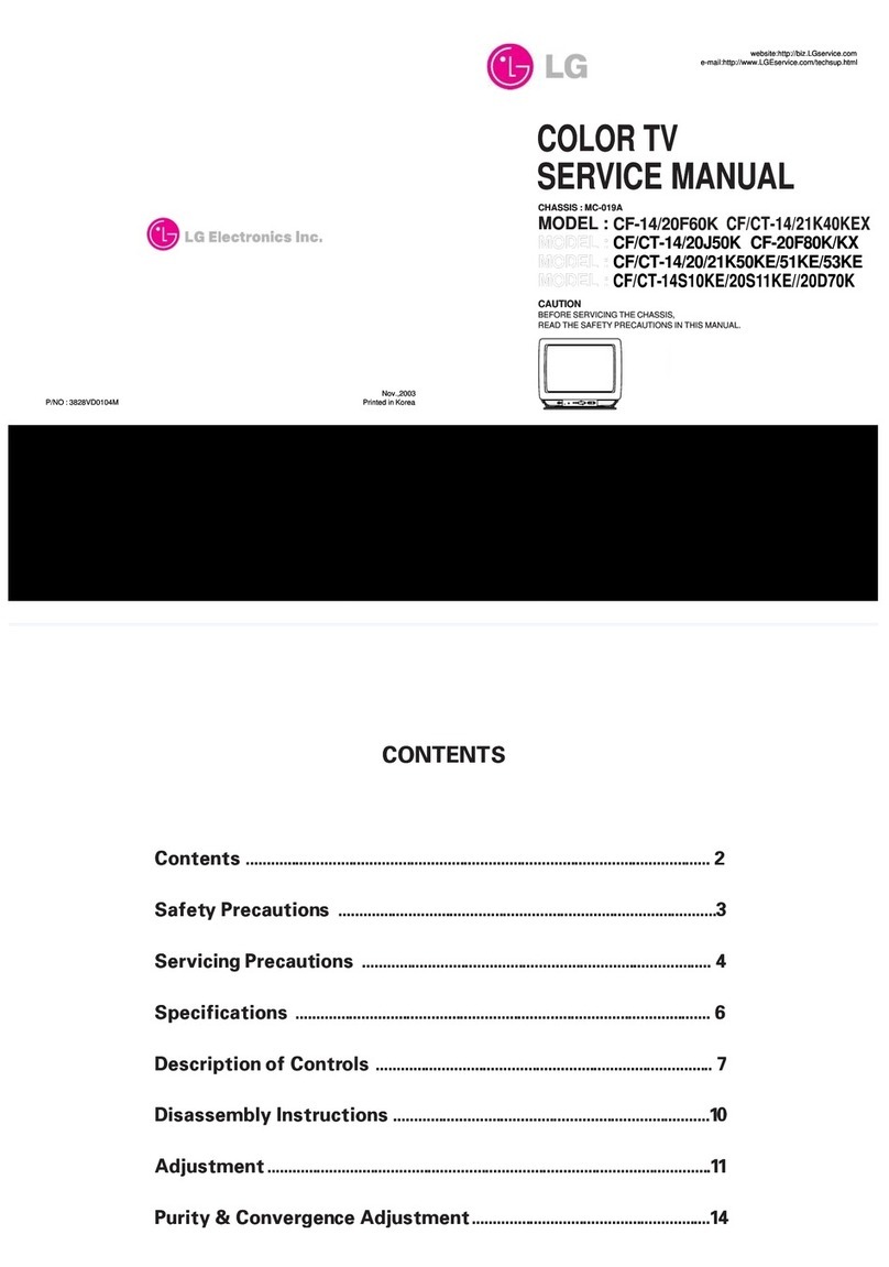 LG CF-1420F60K User manual