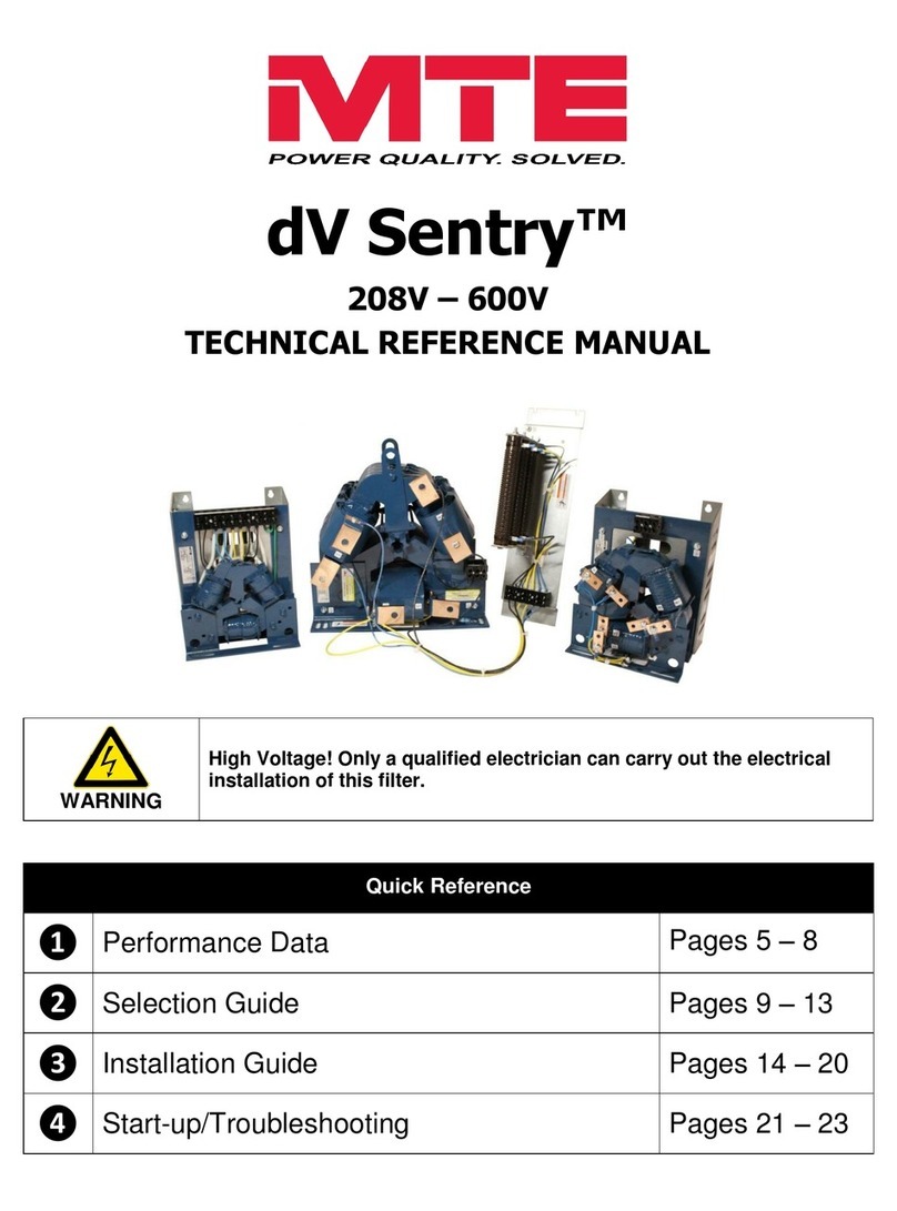 MTE dV Sentry Product manual