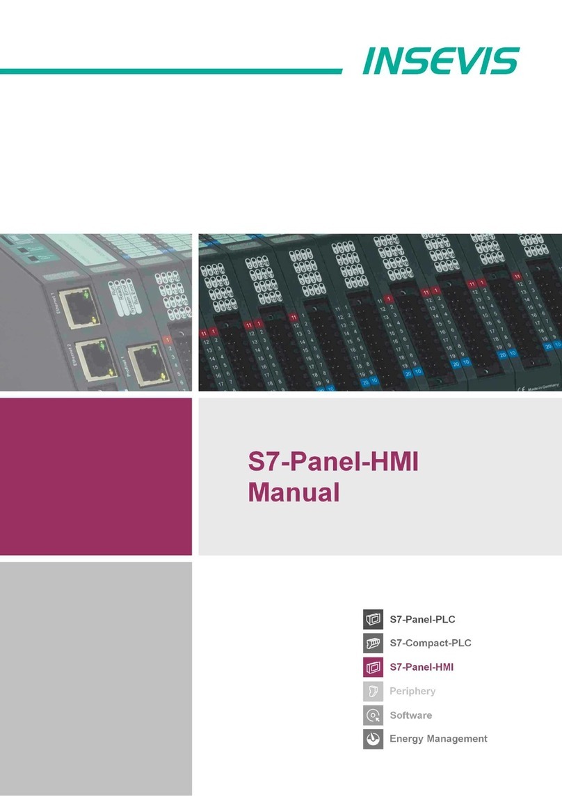 Insevis S7-Panel-HMI User manual