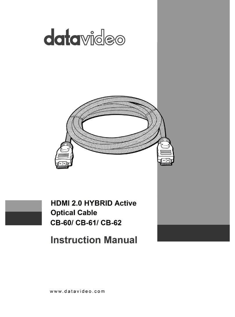 Data Video CB-60 instruction manual