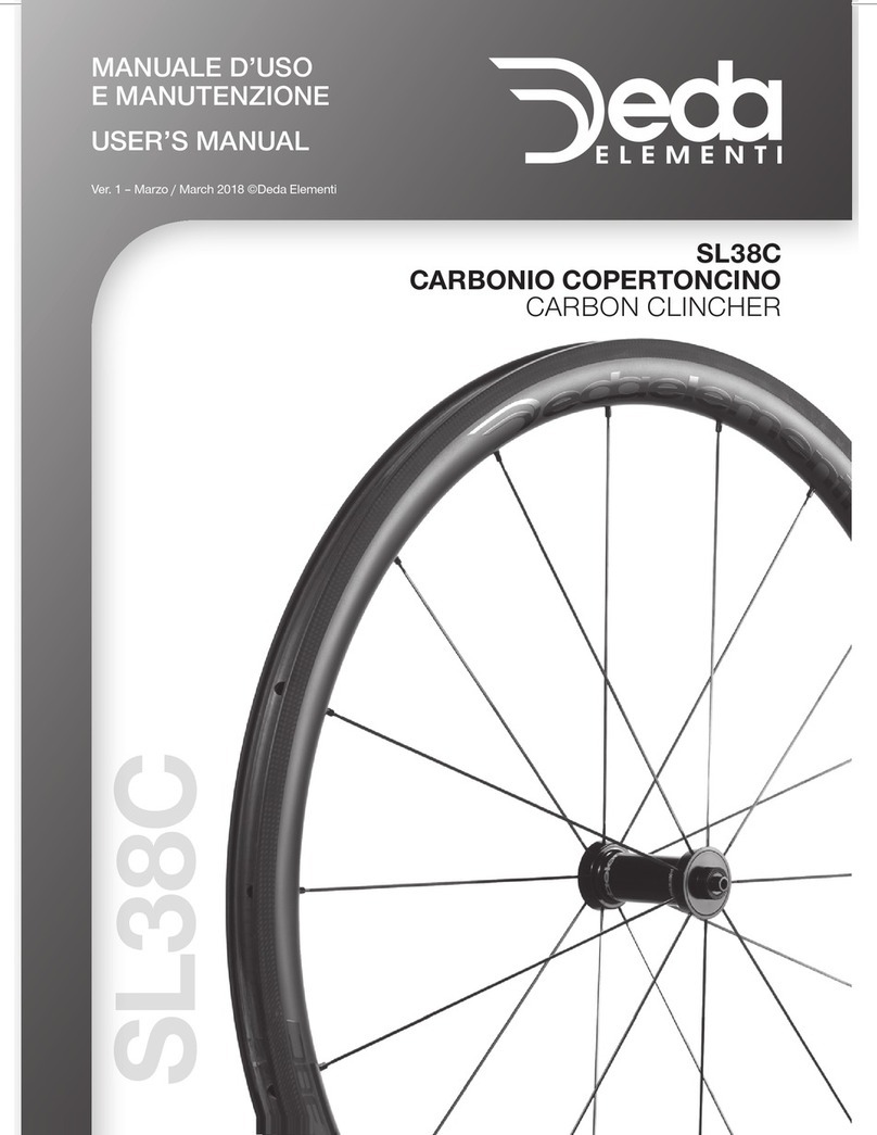 Deda Elementi SL38C User manual Deda Elementi SL38C User manual