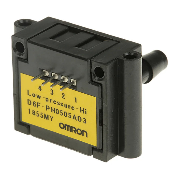 Omron D6F-PH User manual Omron D6F-PH User manual