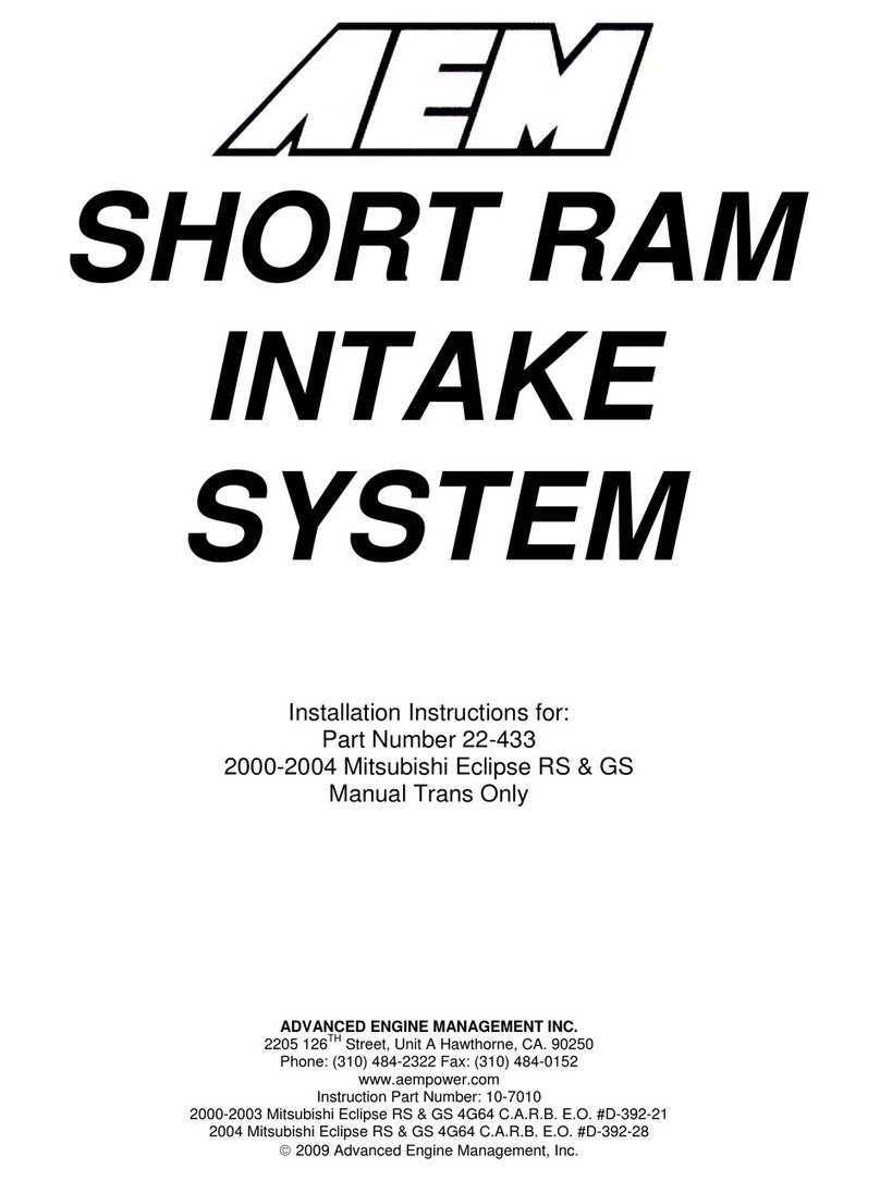 AEM 22-433 User manual
