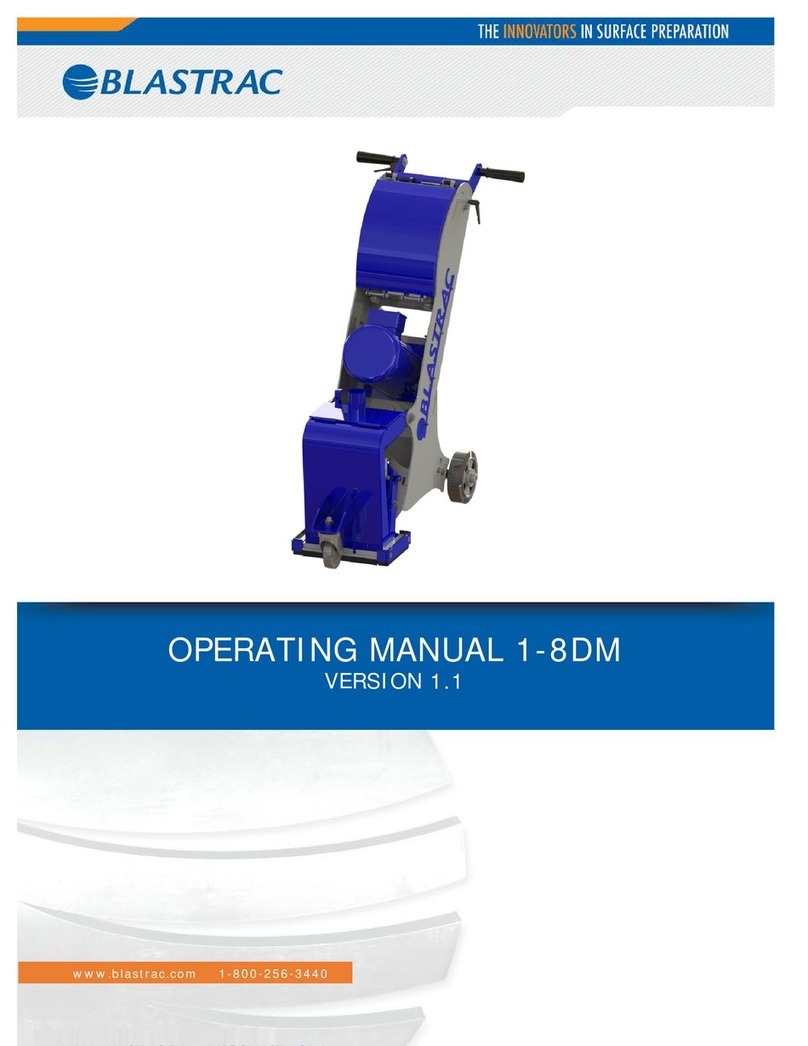 Blastrac 1-8DM operating manual