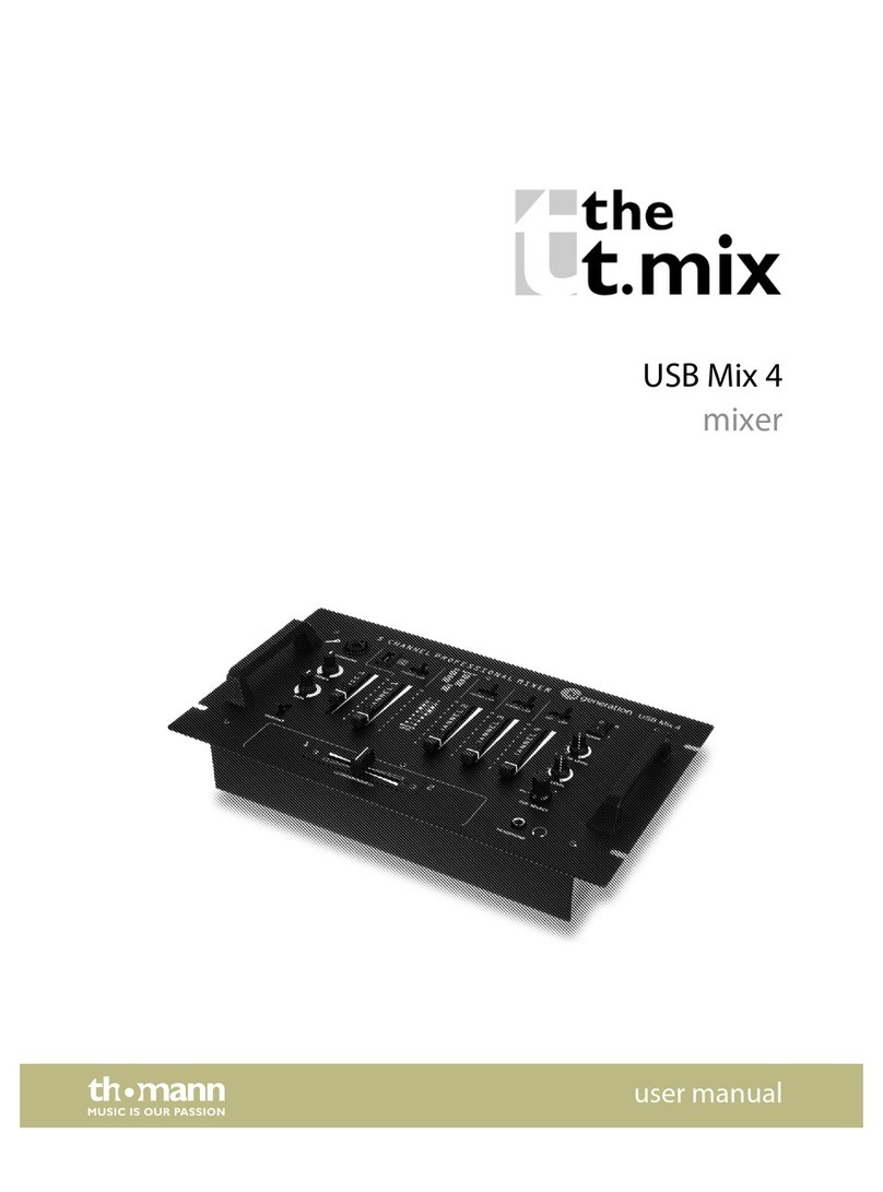 thomann USB Mix 4 User manual thomann USB Mix 4 User manual