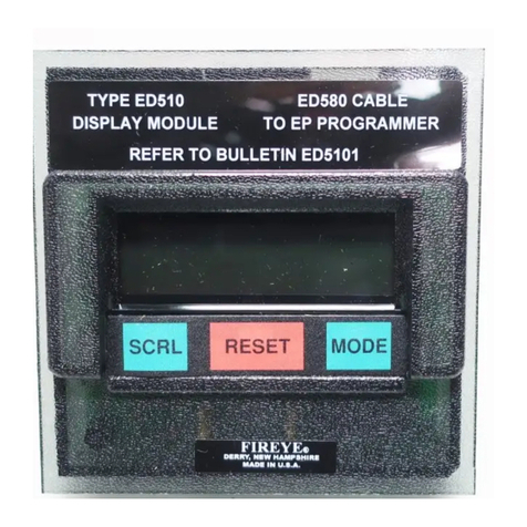 Fireye ED510 User manual