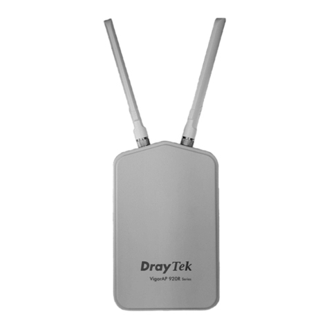 Draytek VigorAP 920R Series quick start guide Draytek VigorAP 920R Series quick start guide