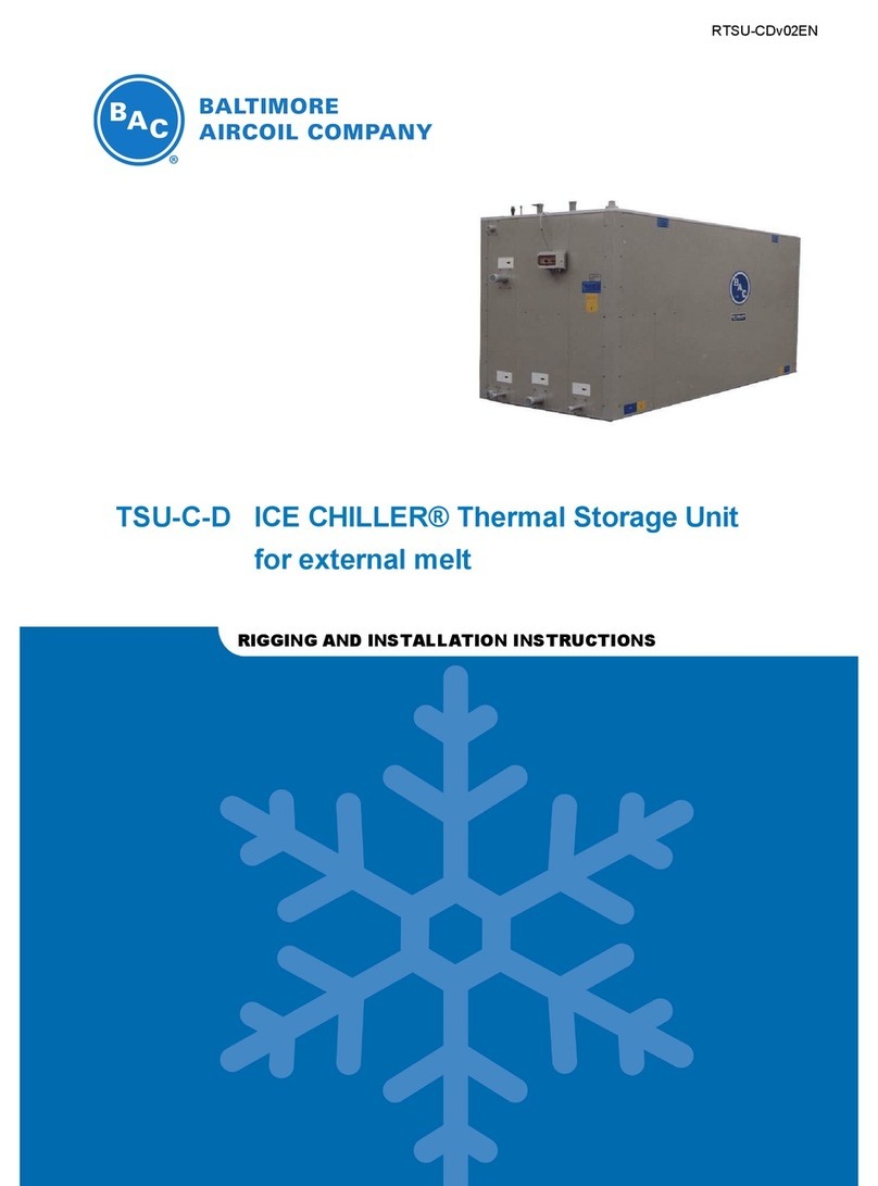 Baltimore Aircoil Company TSU 95C Rigging and installation instructions