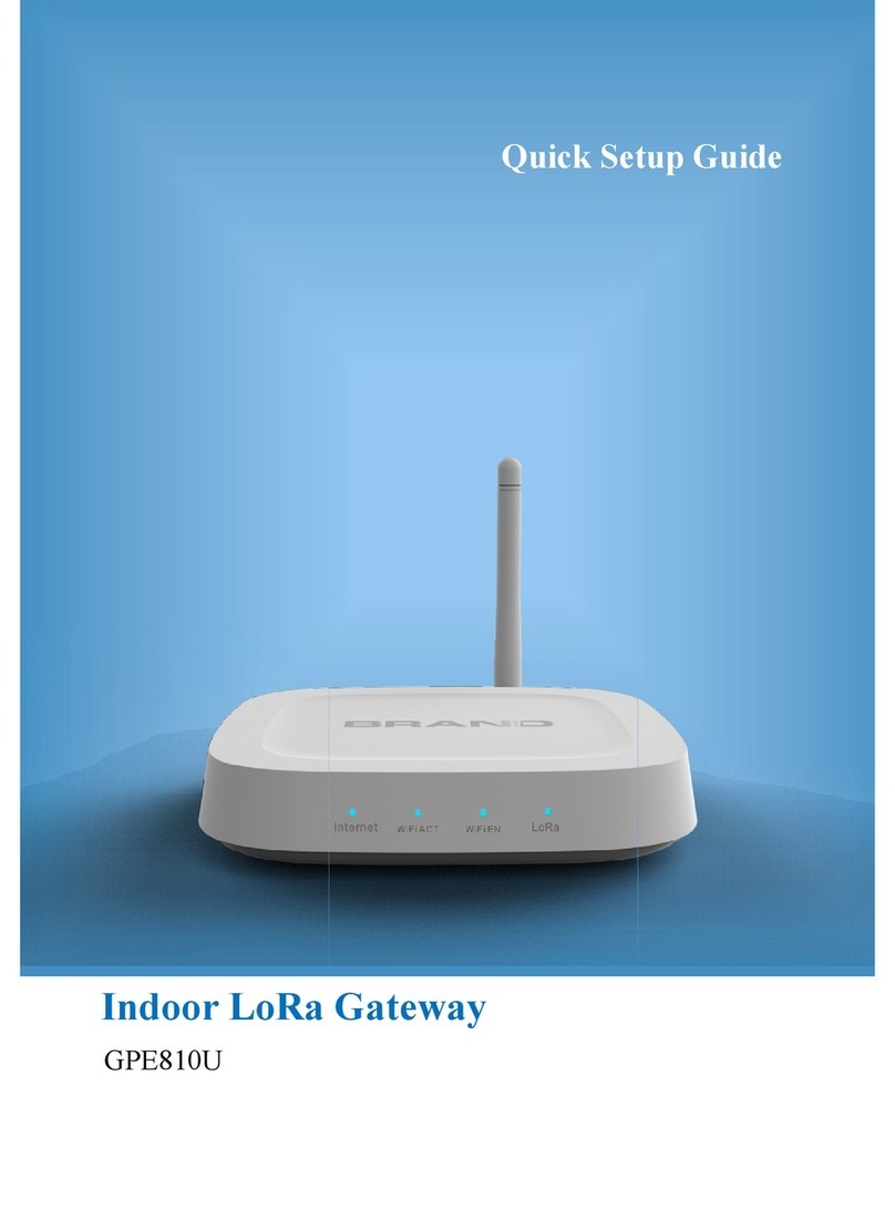 UfiSpace LoRa GPE810U User manual