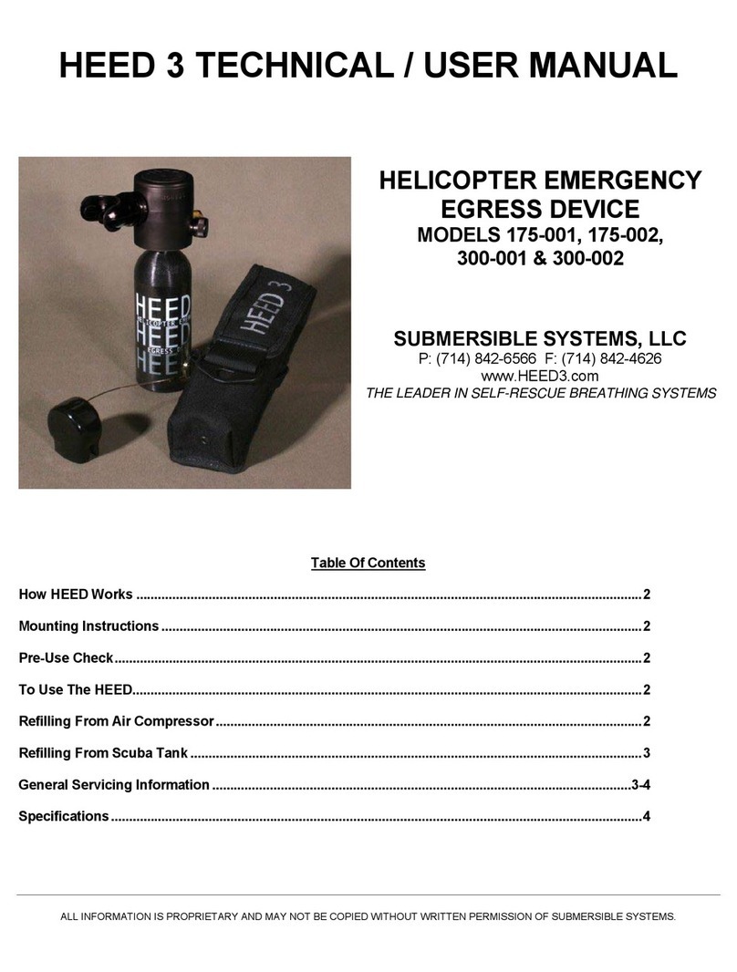 SUBMERSIBLE SYSTEMS HEED 3 Technical  user's manual