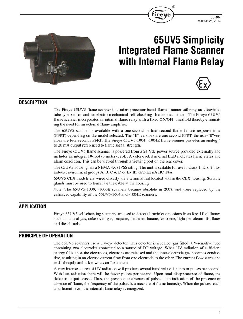 Fireye 65UV5-1000 instructions