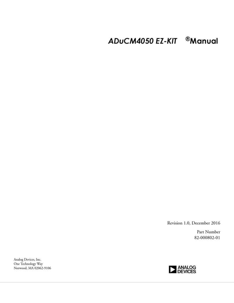 Analog Devices ADuCM4050 EZ-KIT User manual