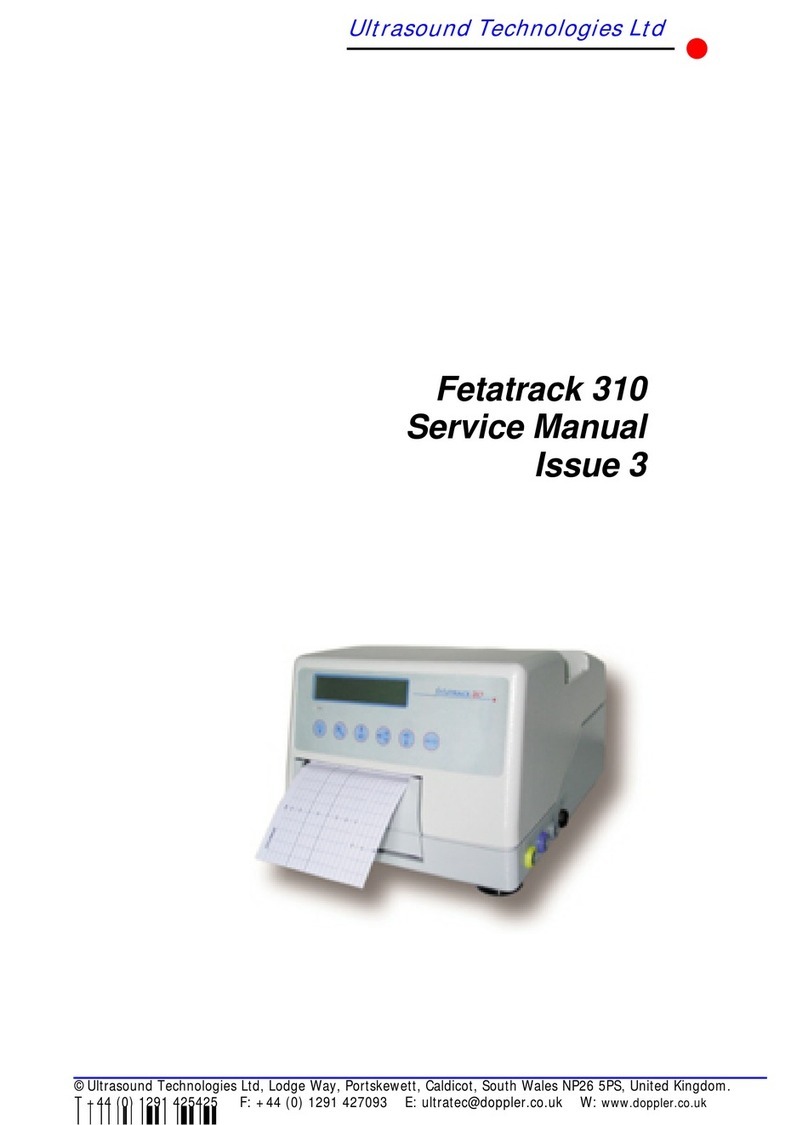Ultrasound Technologies Fetatrack 310 User manual Ultrasound Technologies Fetatrack 310 User manual