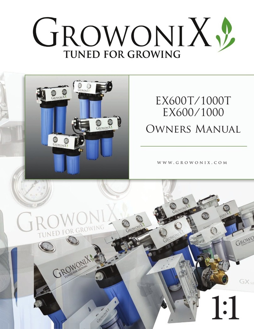 Growonix EX600T owner's manual